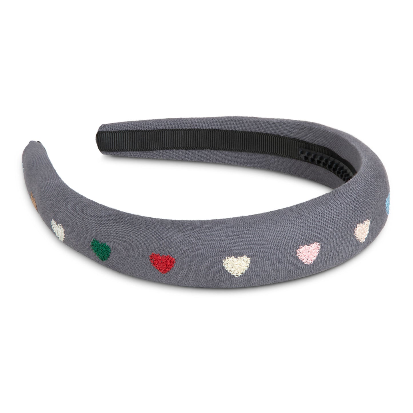 Heart embroidered hairband