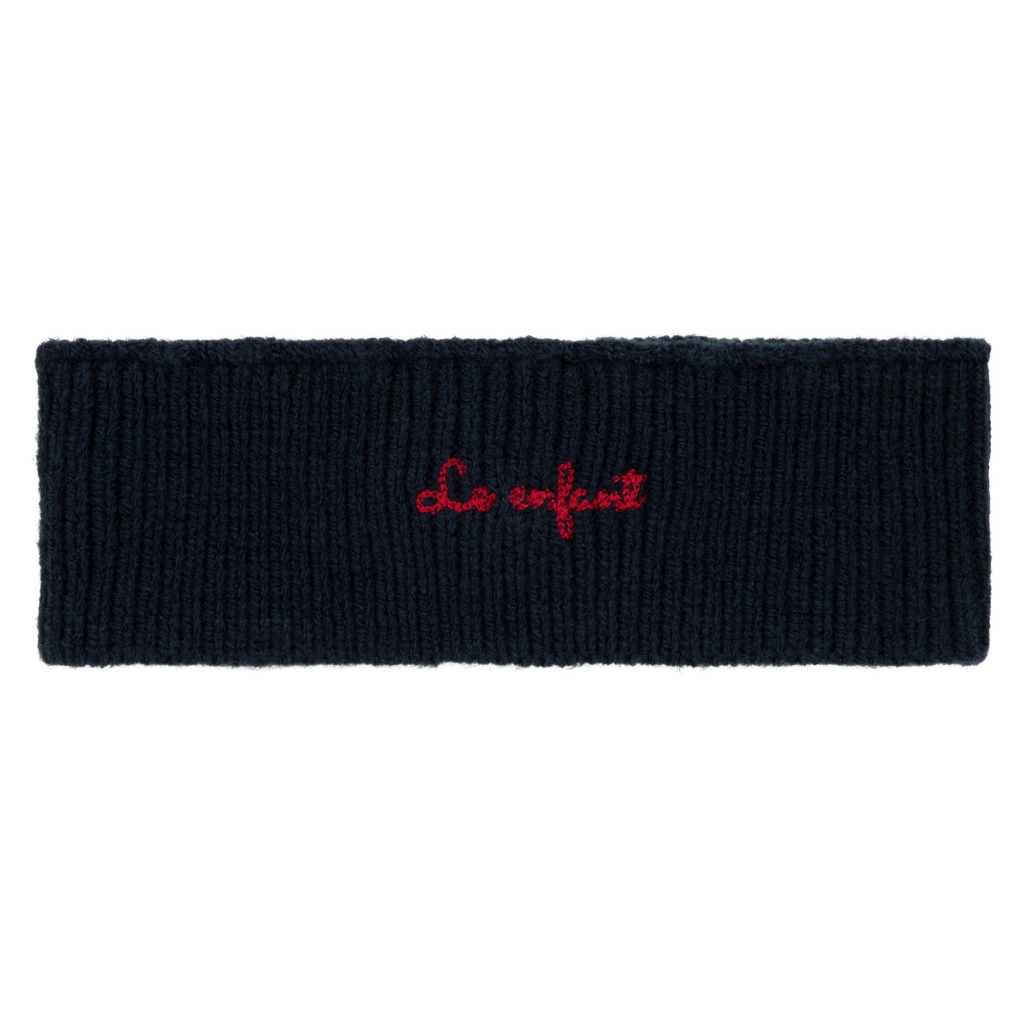 Knit toddler twist hairband (both sides)