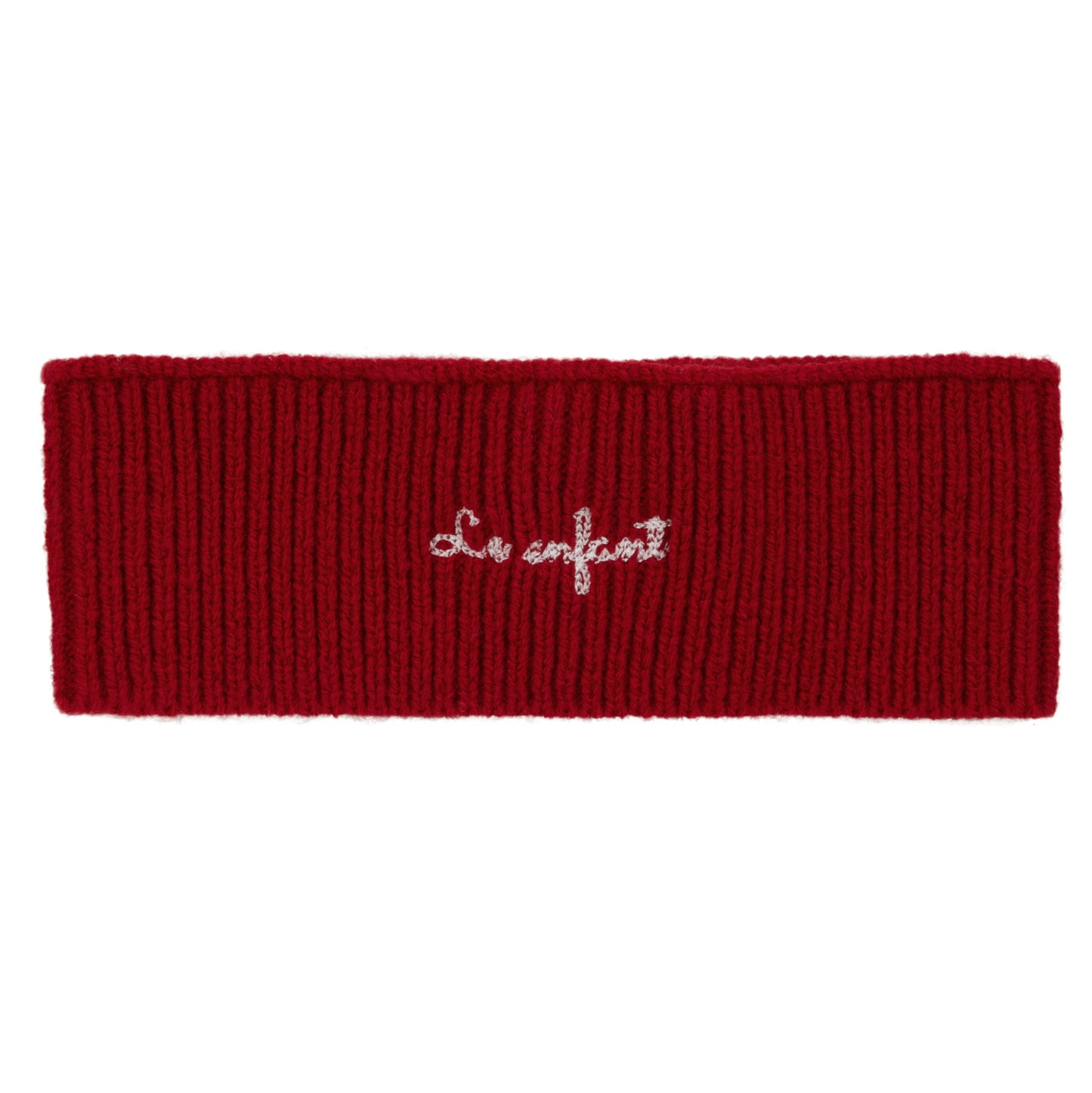 Knit toddler twist hairband (both sides)
