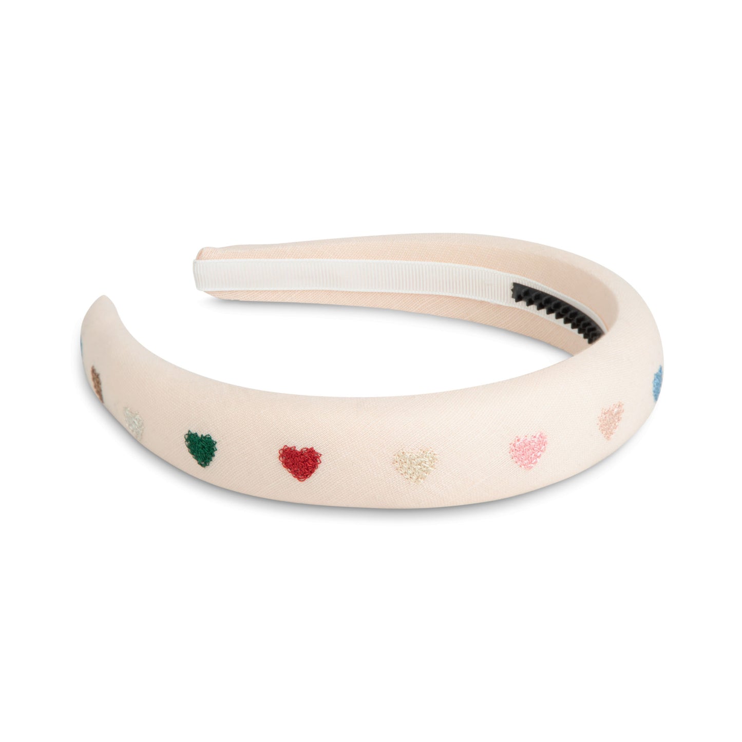 Heart embroidered hairband