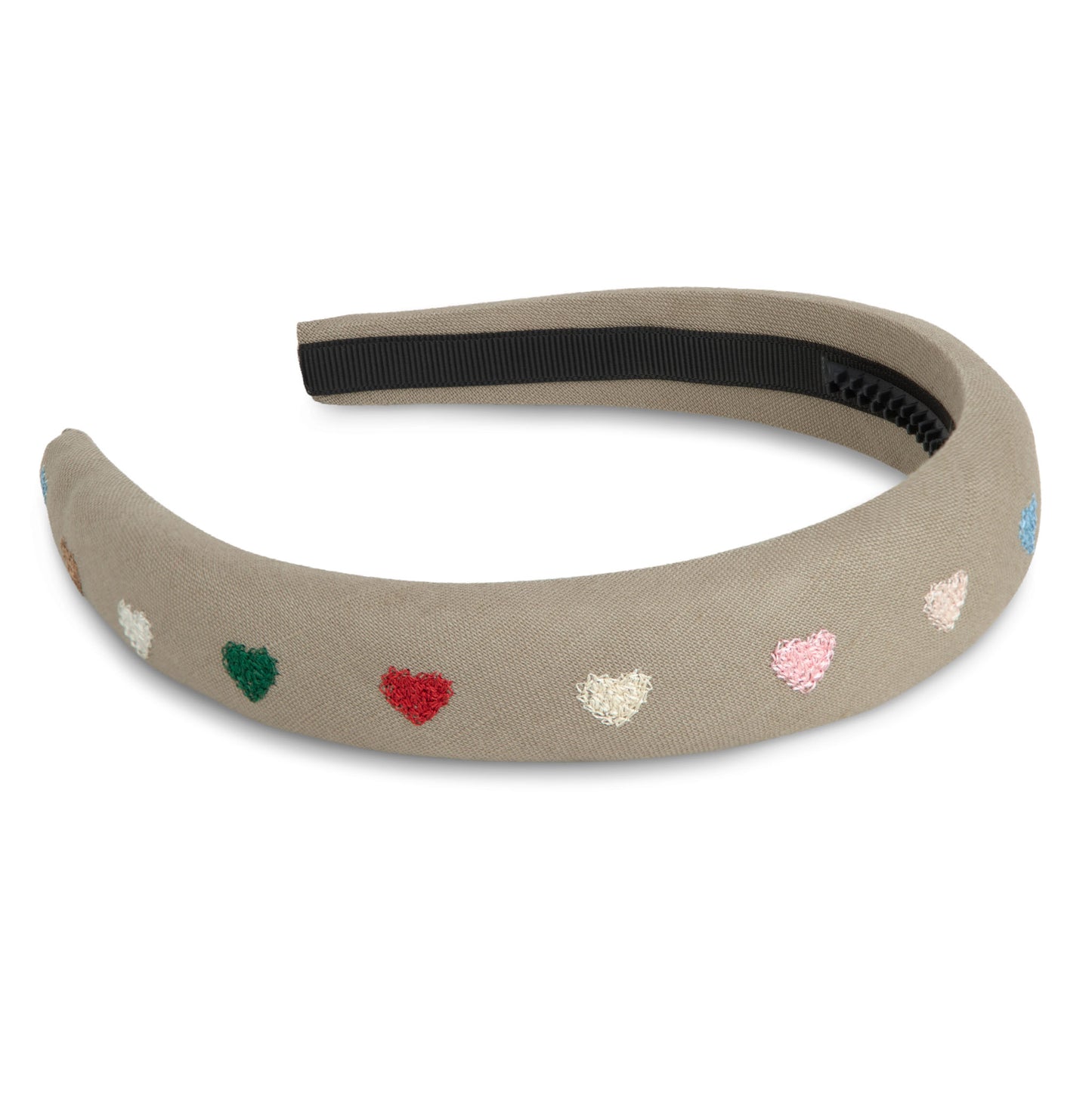 Heart embroidered hairband