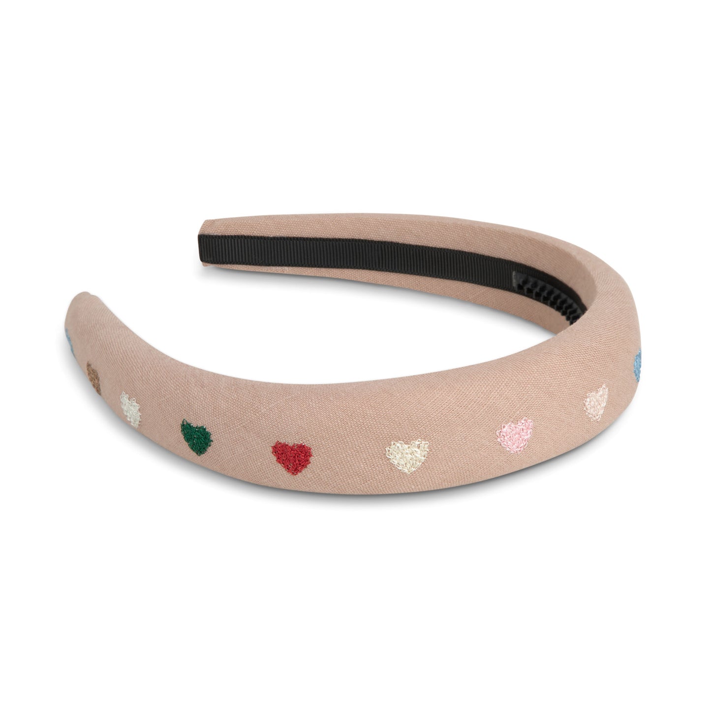 Heart embroidered hairband