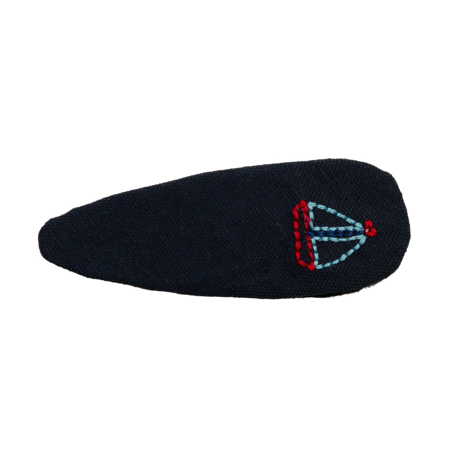 Sailboat embroidered clips (2-pack)
