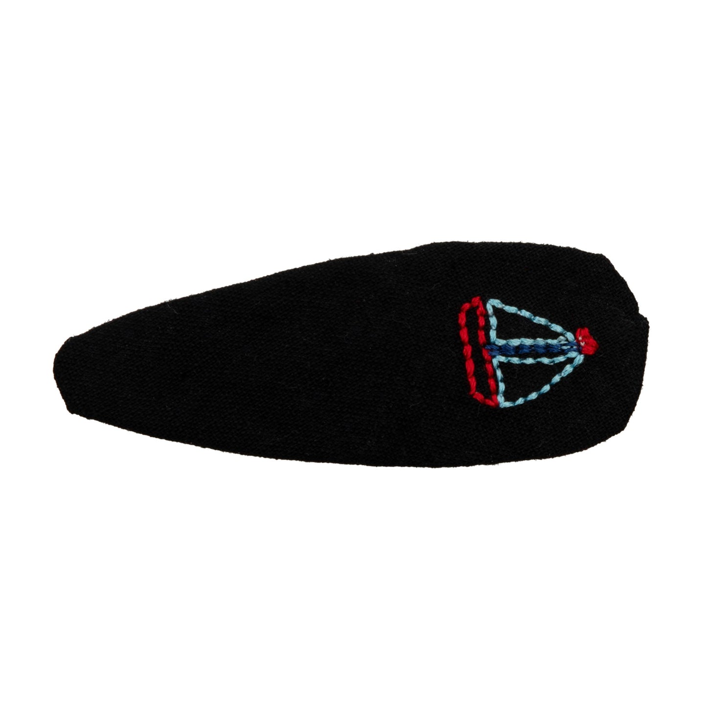Sailboat embroidered clips (2-pack)