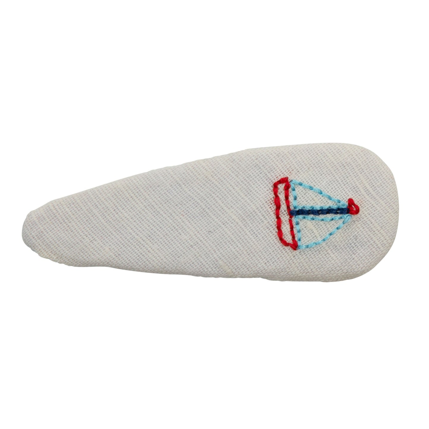 Sailboat embroidered clips (2-pack)