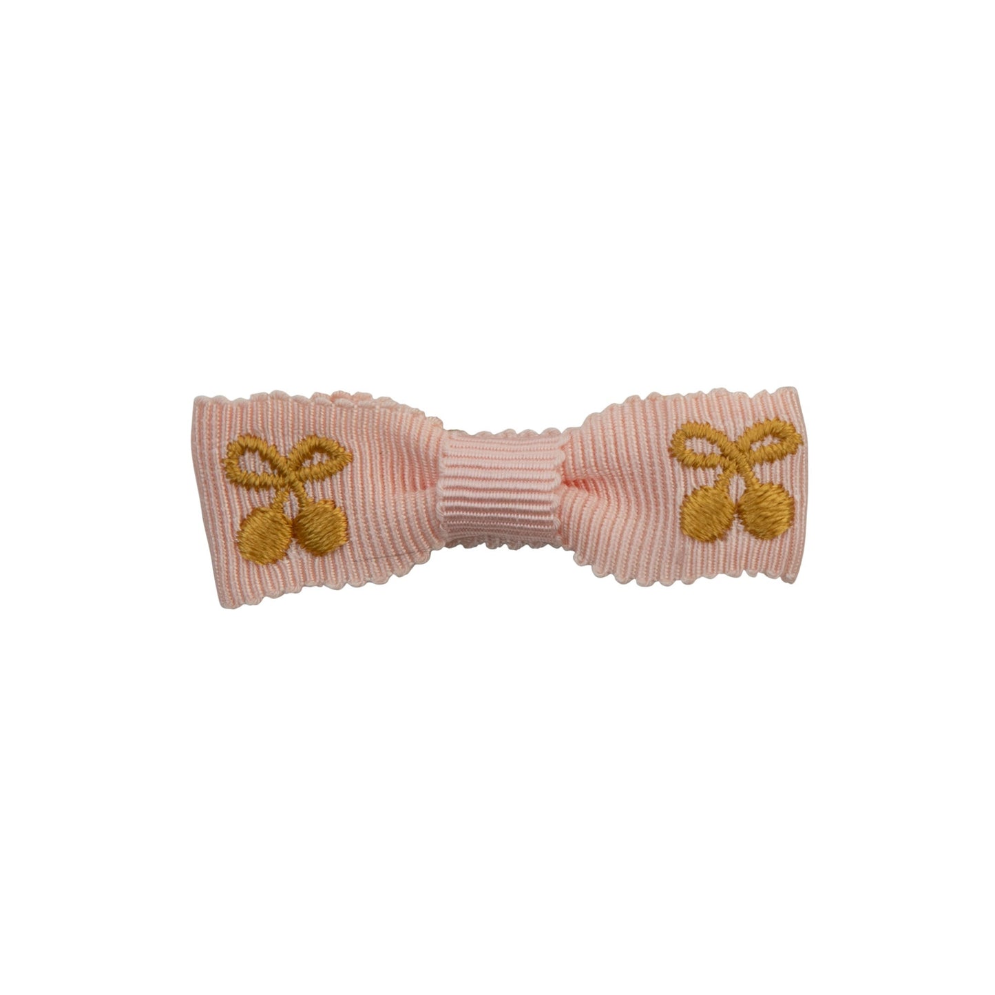 Cherry embroidered bow (2-pack)