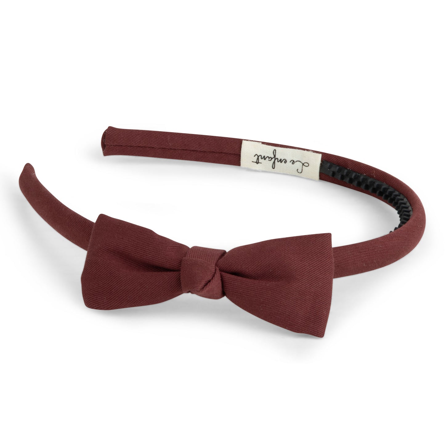 Dainty triangular bow hairband