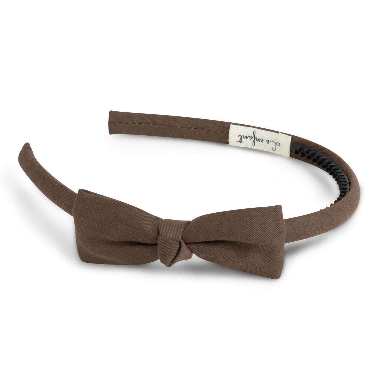 Dainty triangular bow hairband