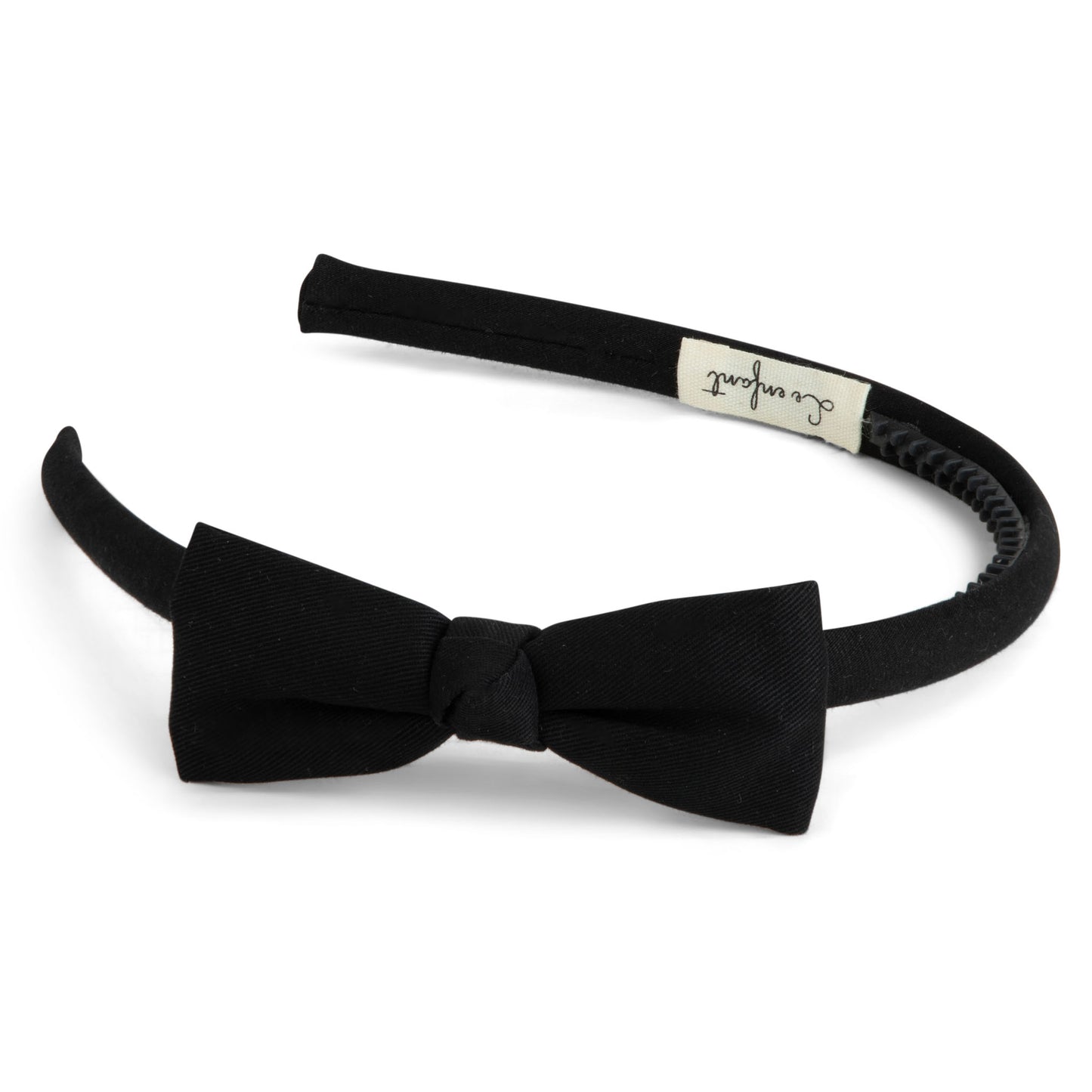 Dainty triangular bow hairband
