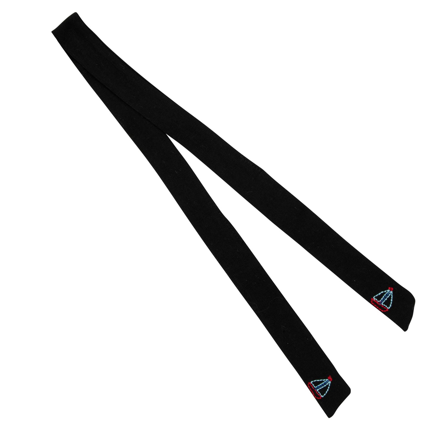 Sailboat embroidered ribbon