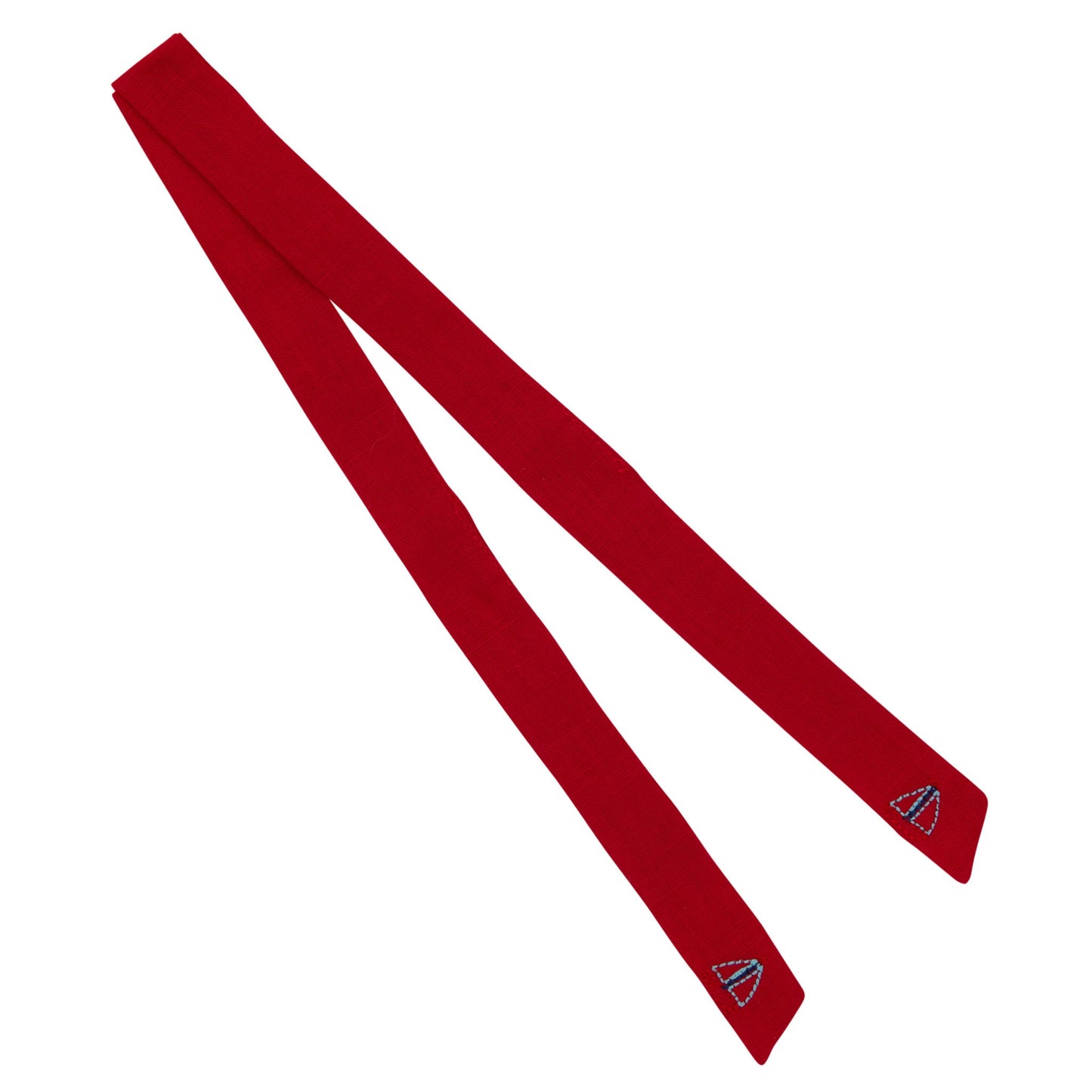 Sailboat embroidered ribbon