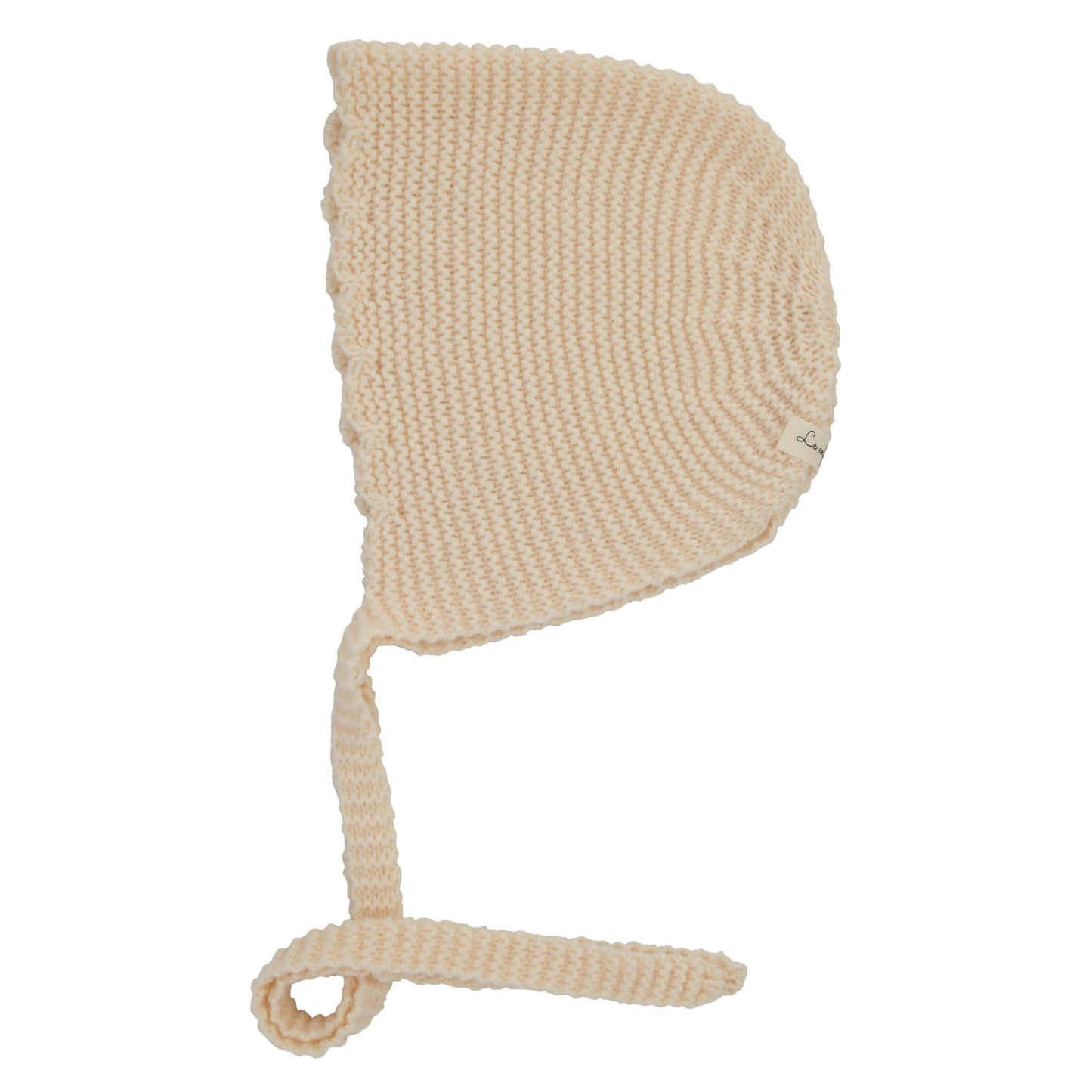 Scallop-Edge Knit Bonnet