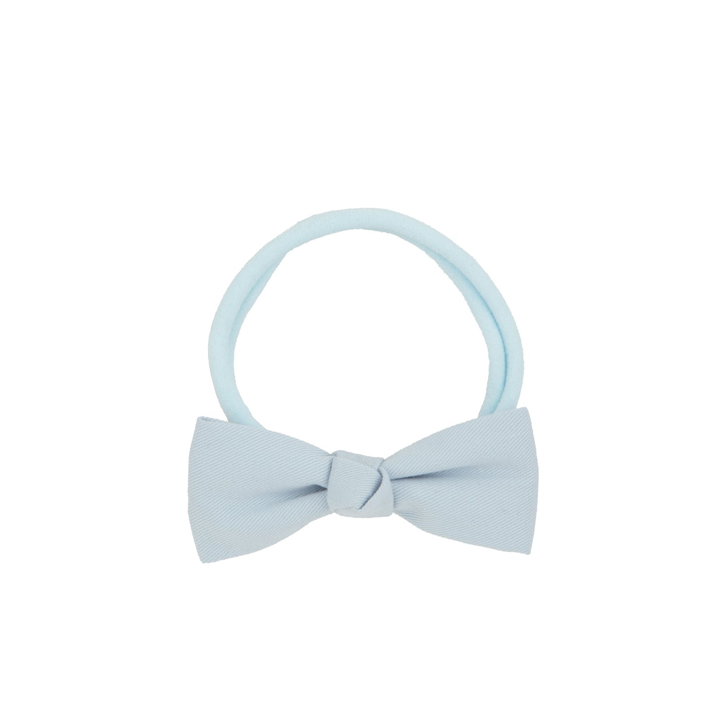 Dainty triangular baby girl bow band