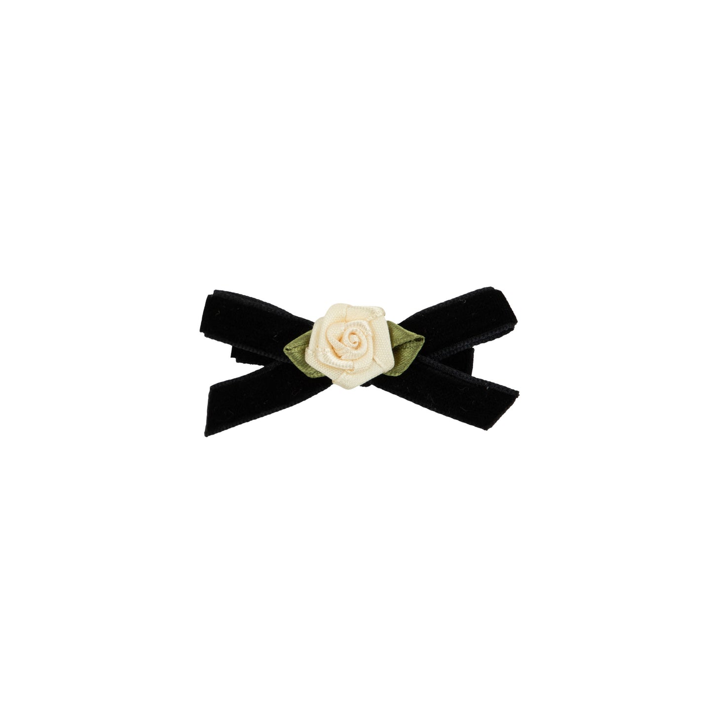 Velvet rose bows mini (2 Pk)