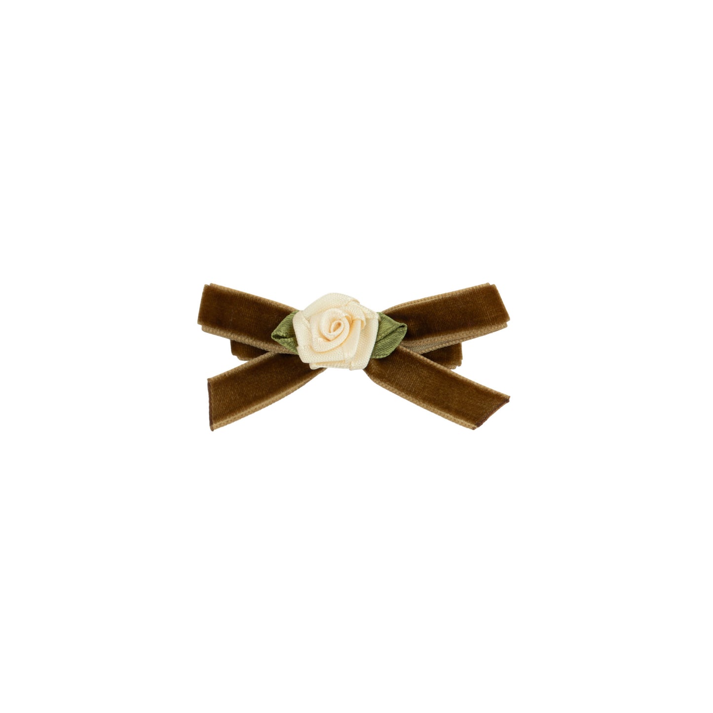 Velvet rose bows mini (2 Pk)