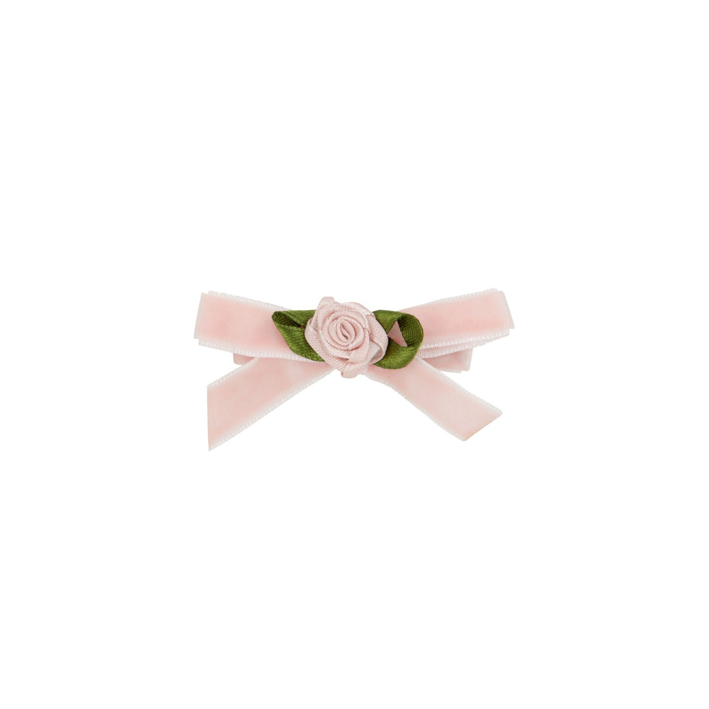 Velvet rose bows mini (2 Pk)