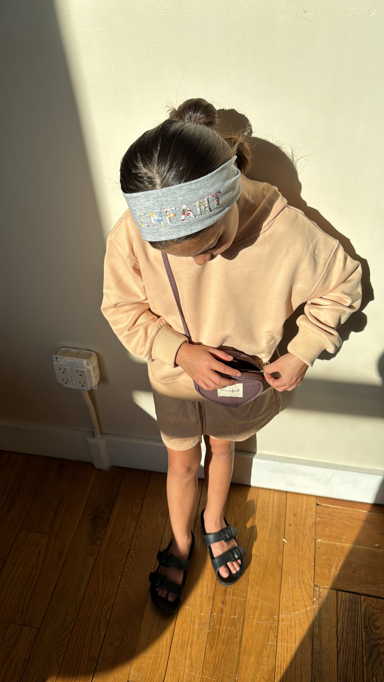 Floral Text Sweatband