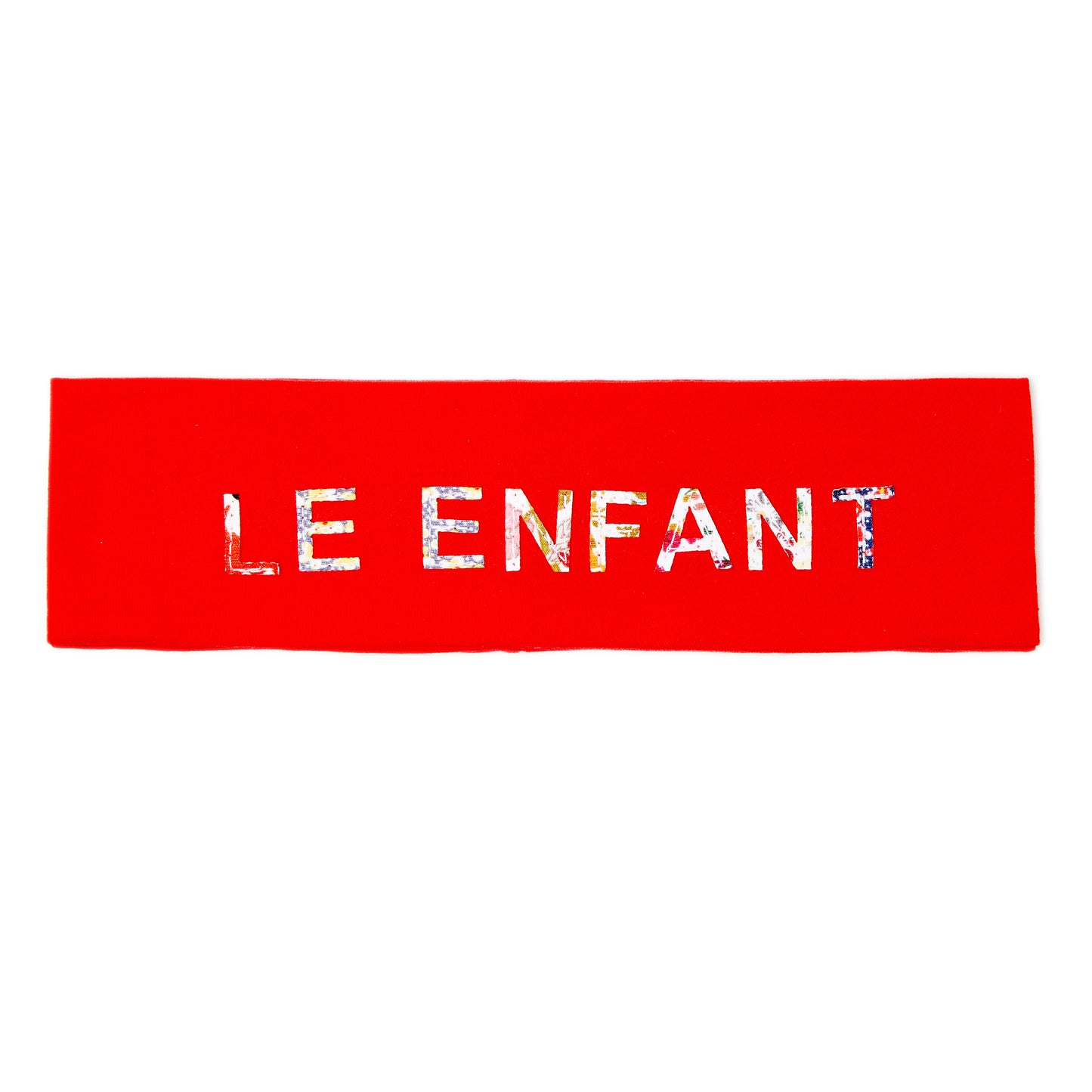 Floral Text Sweatband