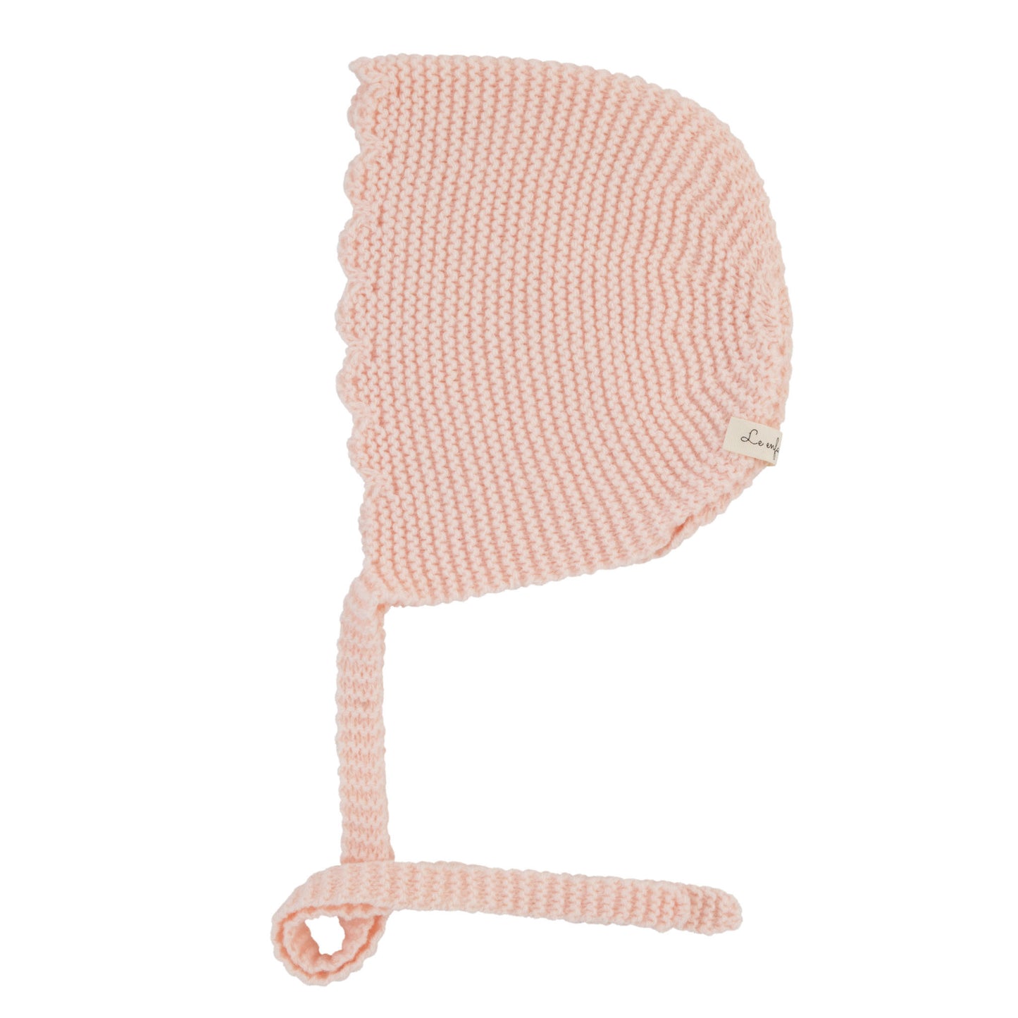Scallop-Edge Knit Bonnet
