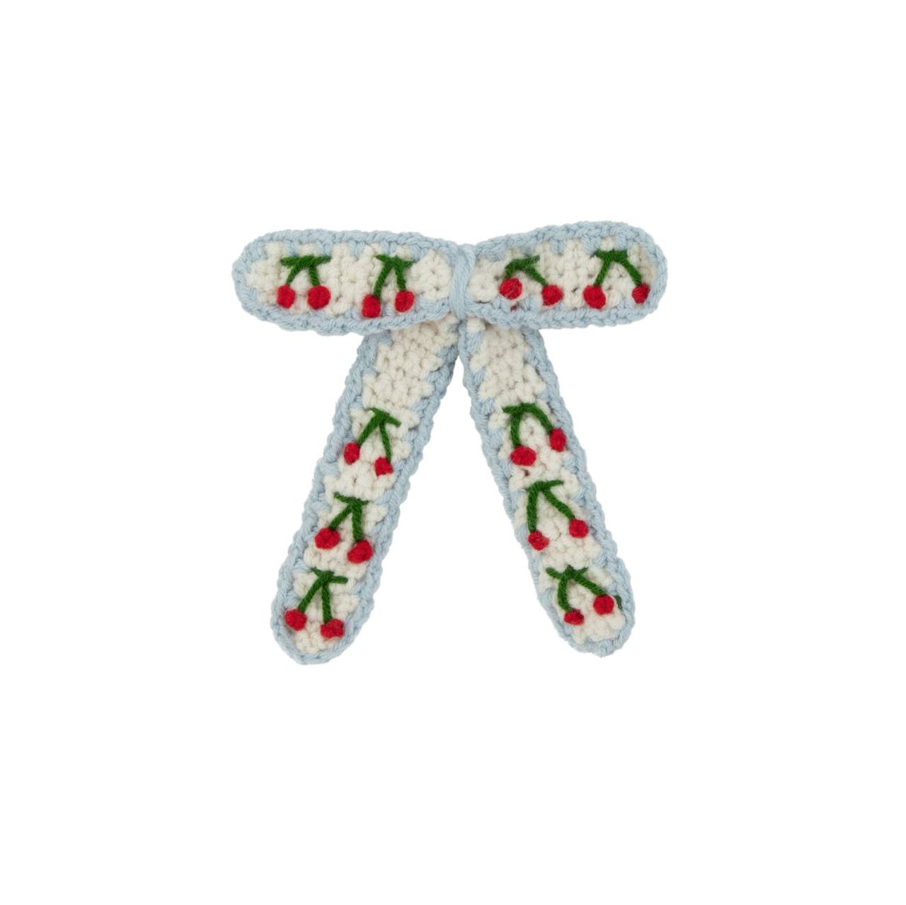 Hand stitched cherry bows