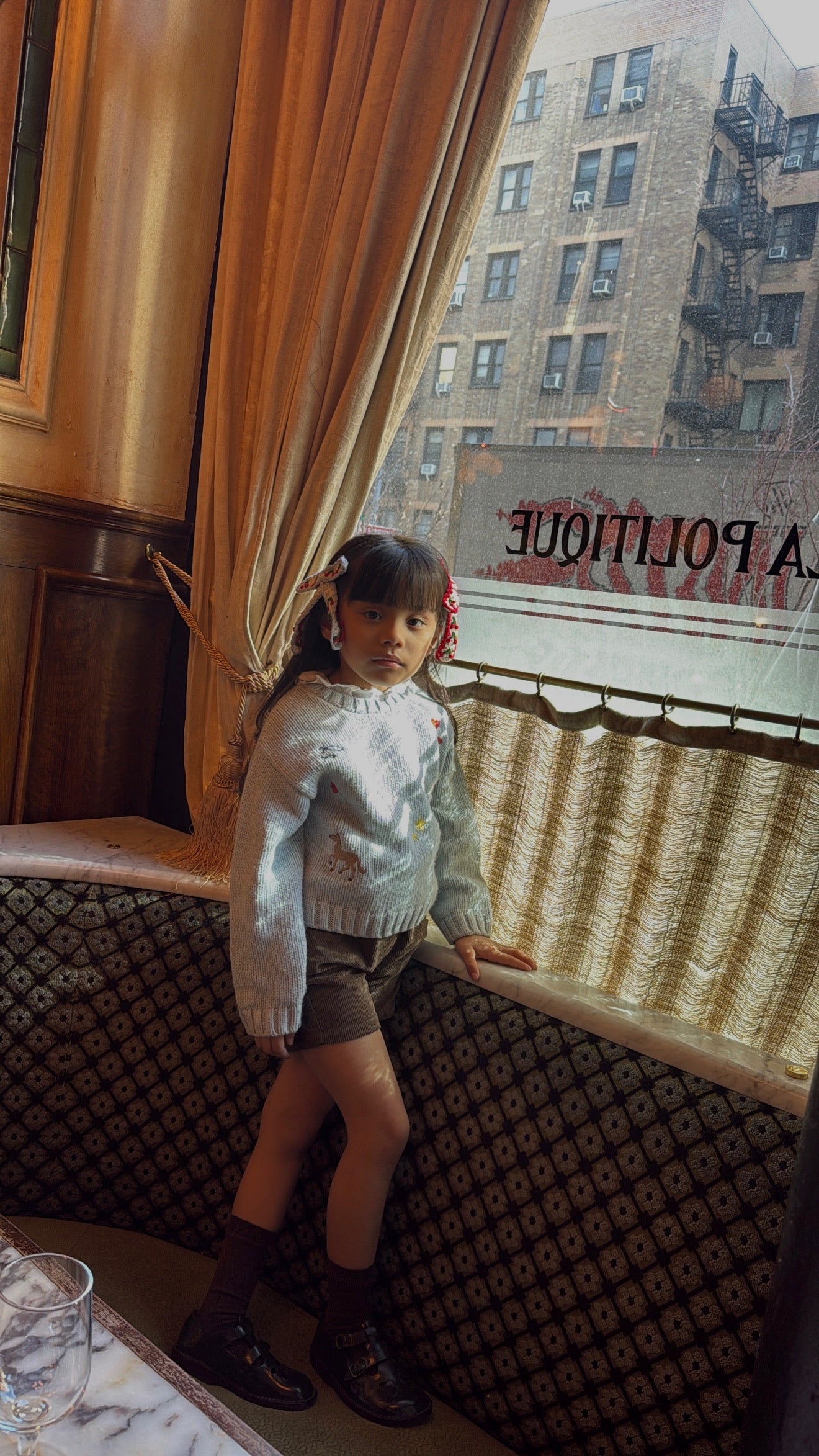 Hand stitched cherry bows