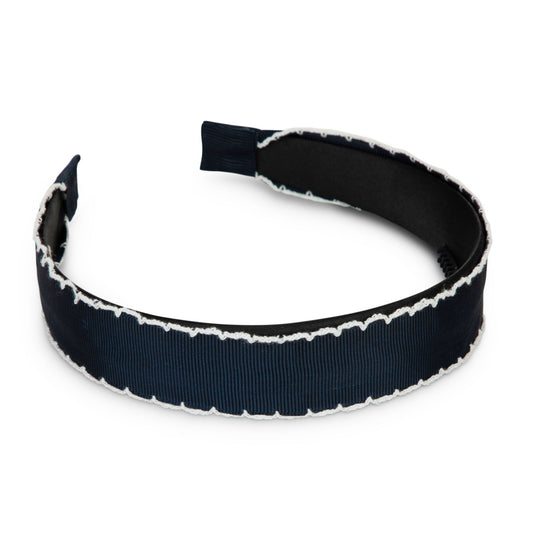 Scallop edge headband