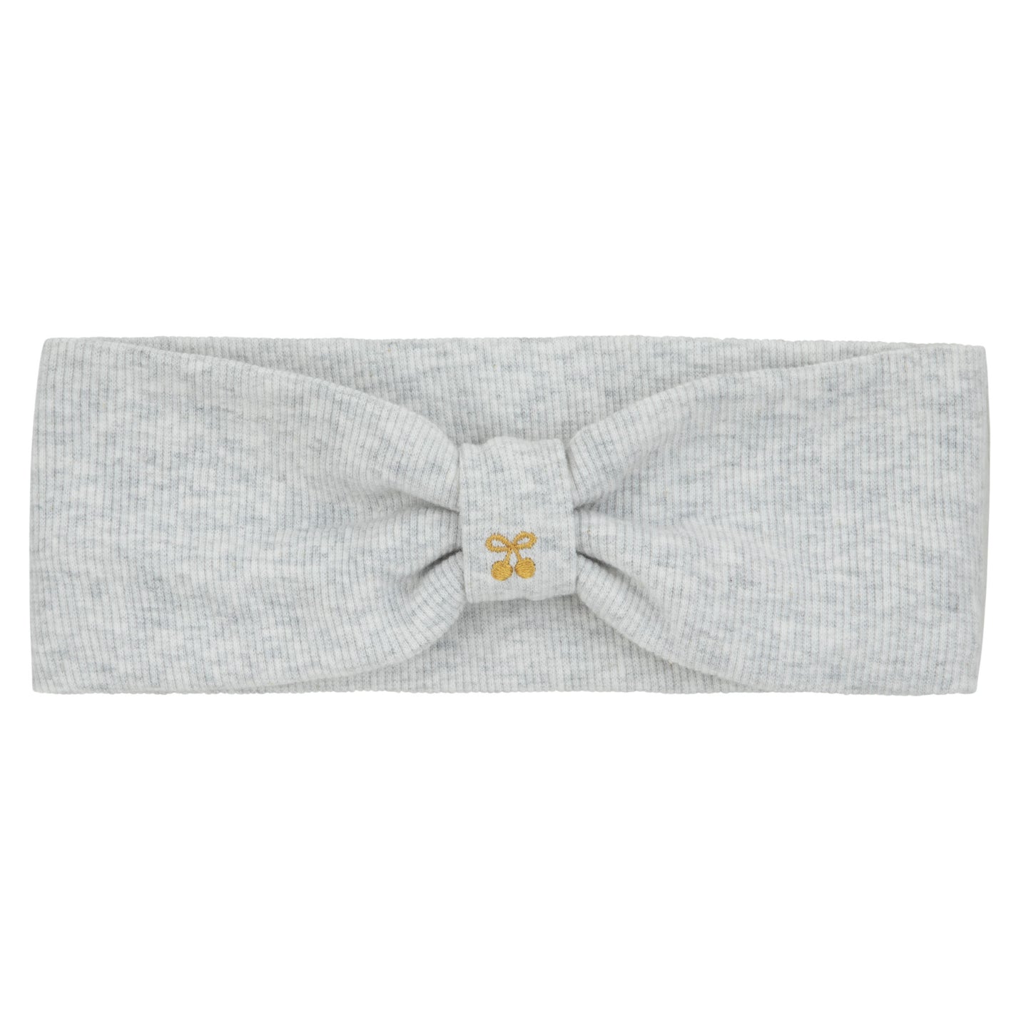Gold cherry embroidered baby sweatband