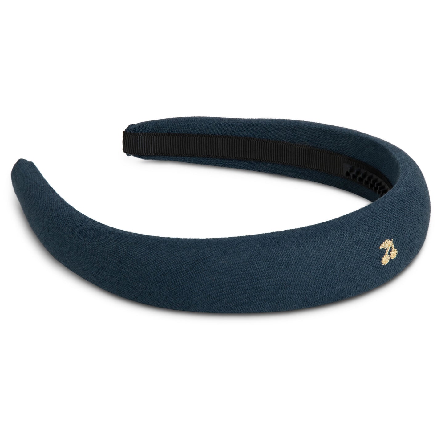 Gold thread cherry embroidered hairbands
