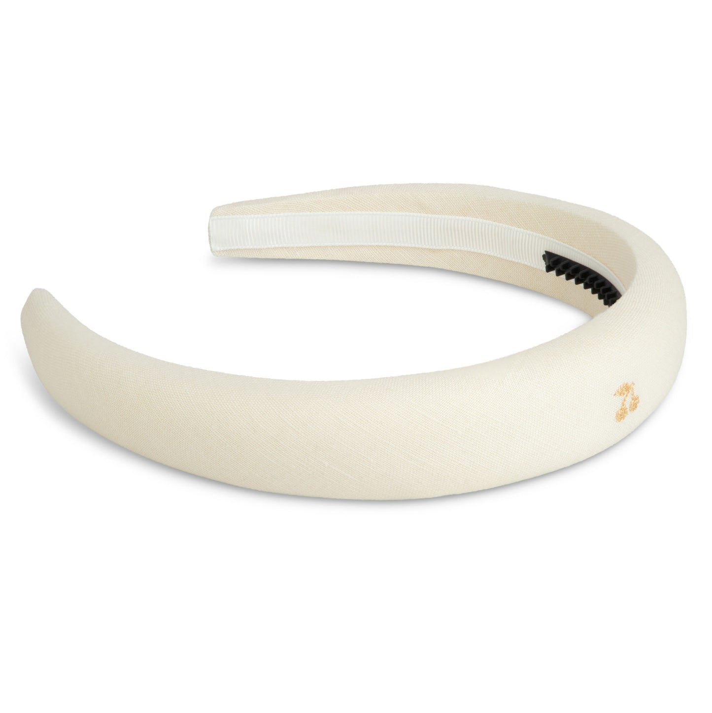 Gold thread cherry embroidered hairbands