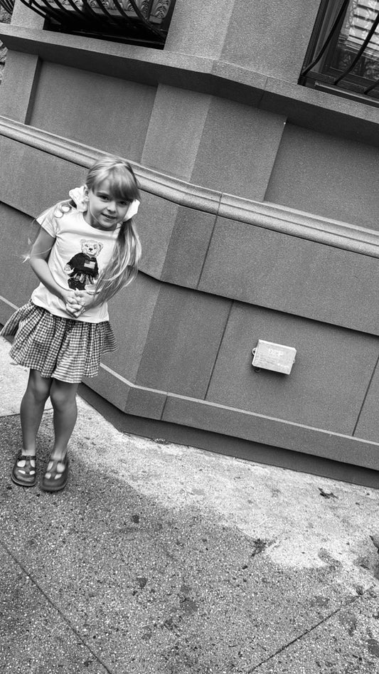 Cherry embroidered scrunchie