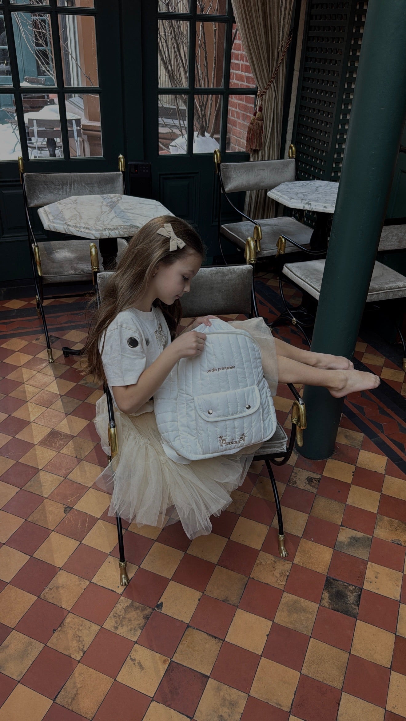 Spring garden backpack
