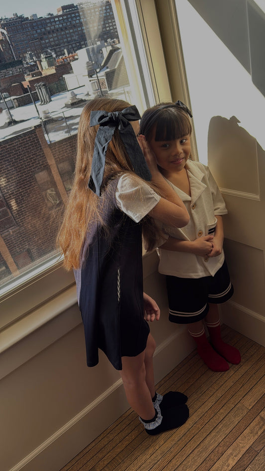 Taffetta oversized bows