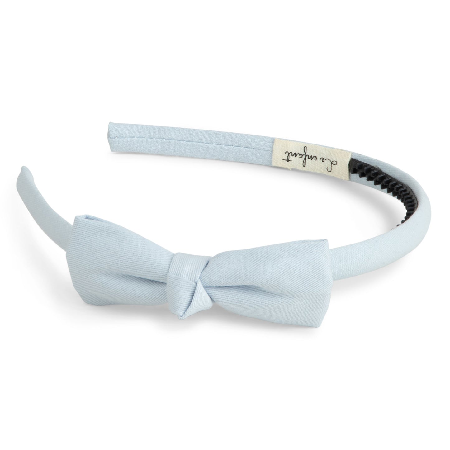 Dainty triangular bow hairband