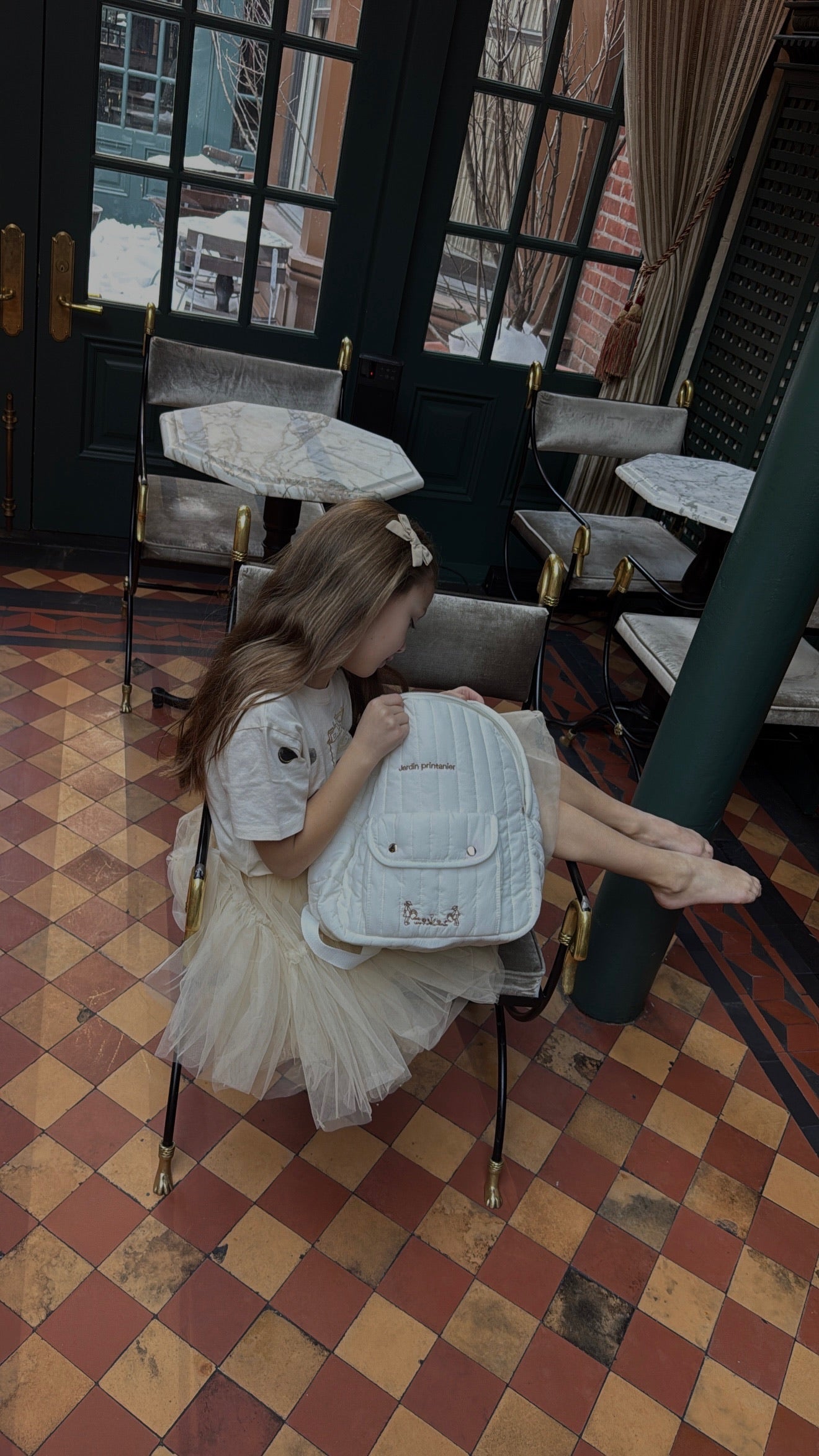 Spring garden backpack