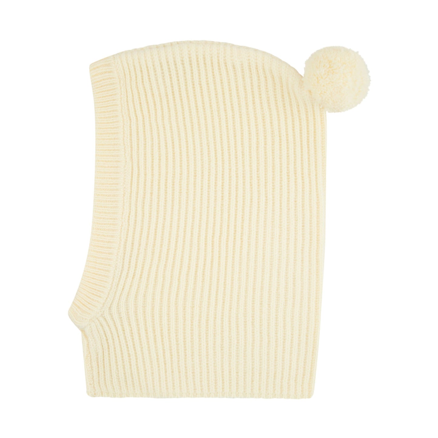 Ribbed pull on bonnet