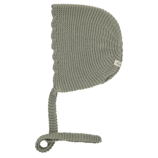 Scallop-Edge Knit Bonnet