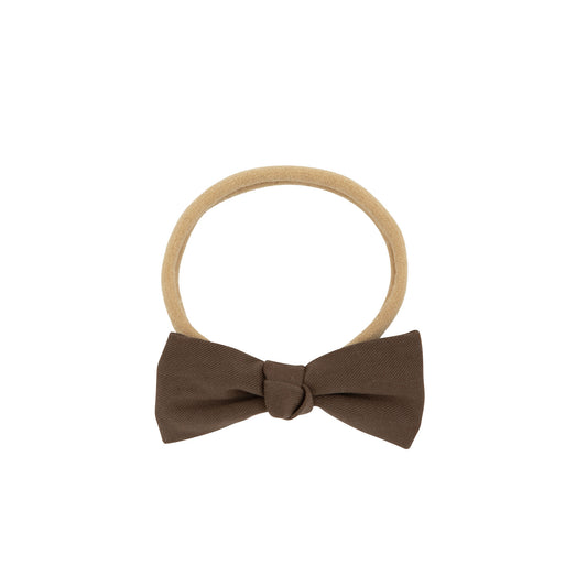 Dainty triangular baby girl bow band