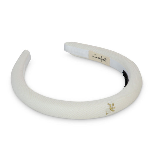 Le Enfant Canvas Headband Black