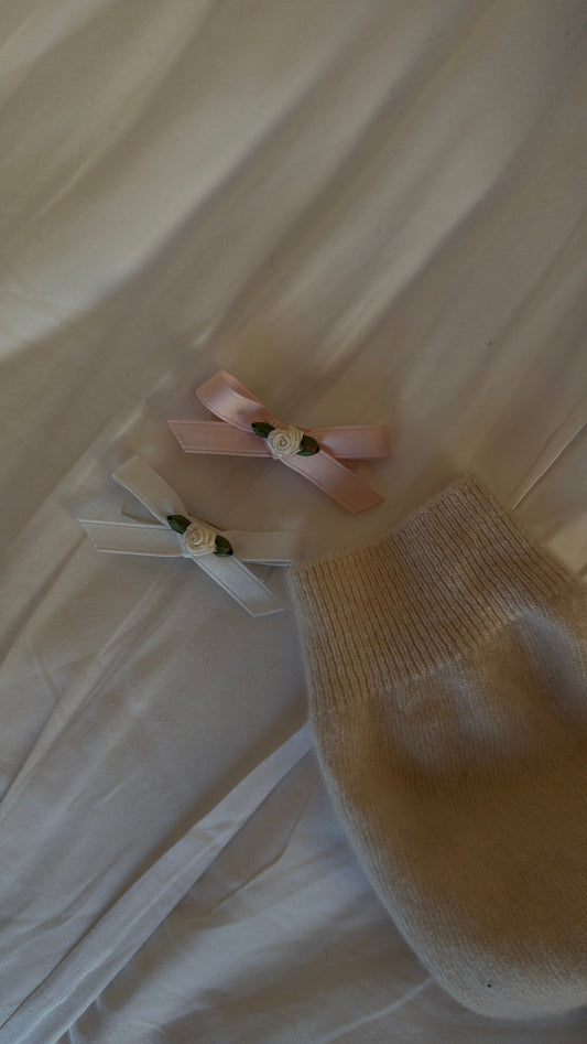 Rose bows mini (2pk)