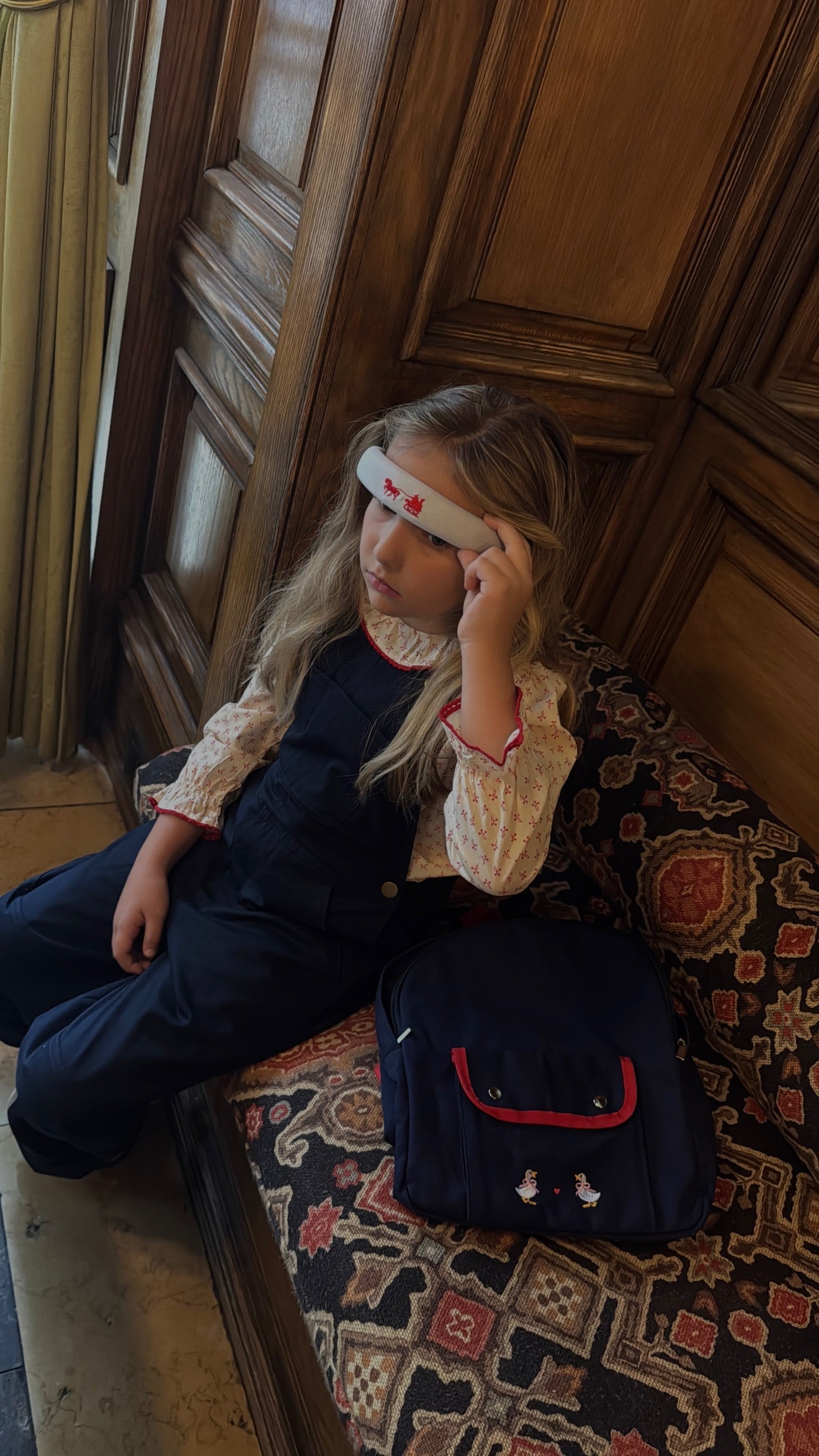 Petite Épopée embroidered hairband