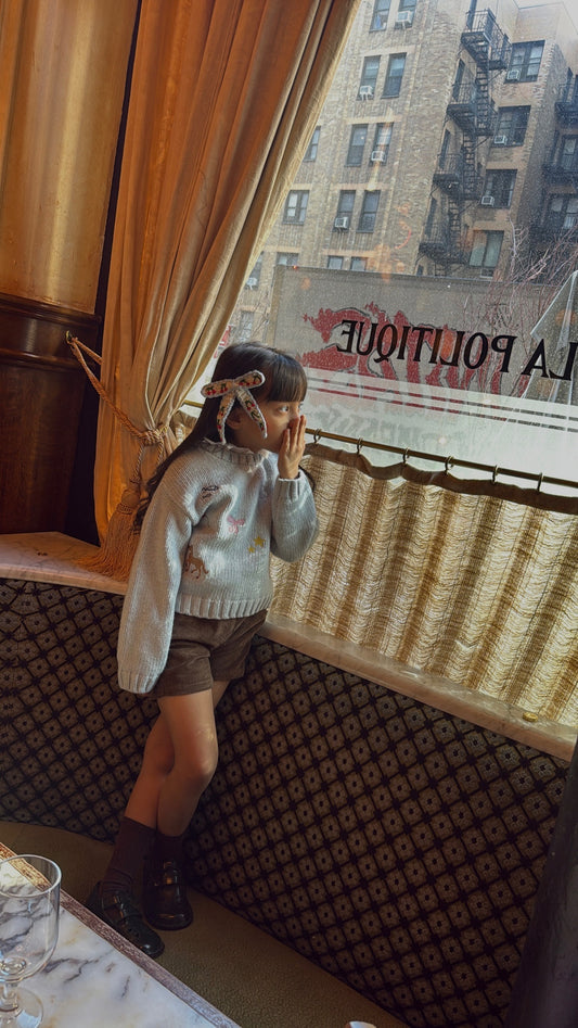 Hand stitched cherry bows