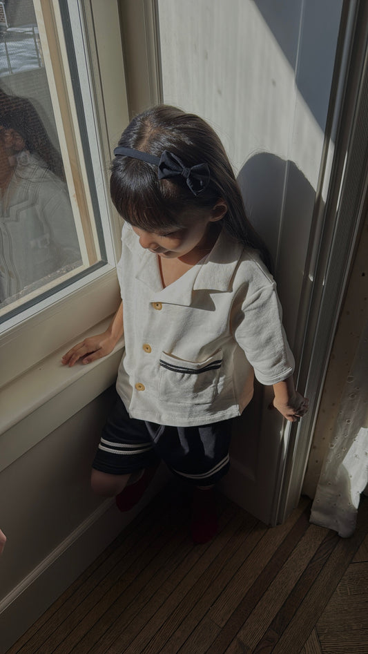 Dainty taffetta bow hairband