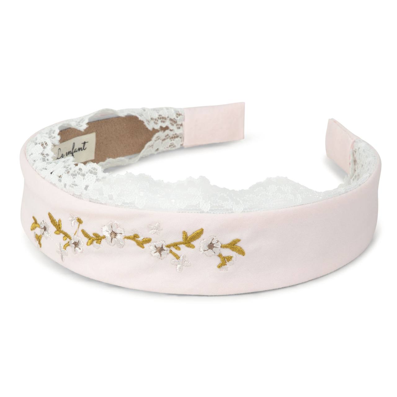 Lace trim hairband