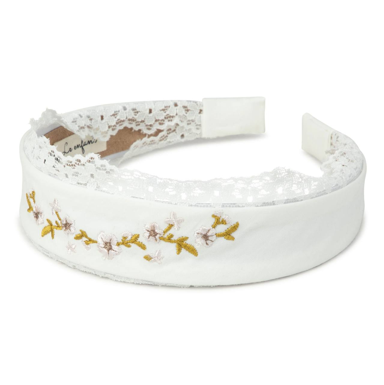Lace trim hairband