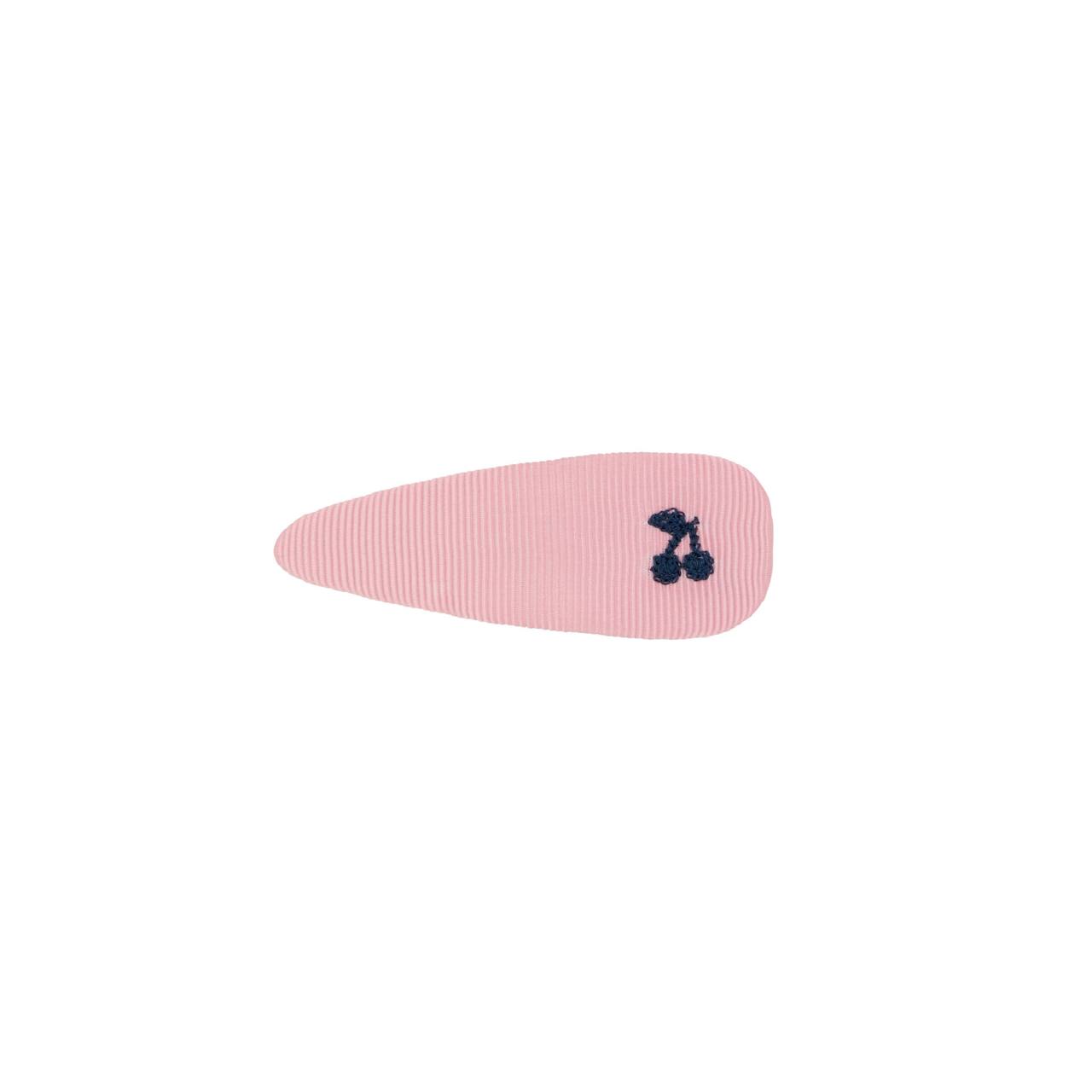 Navy thread cherry clips (2pk)