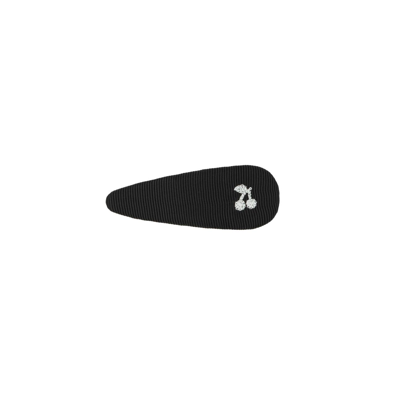 Navy thread cherry clips (2pk)