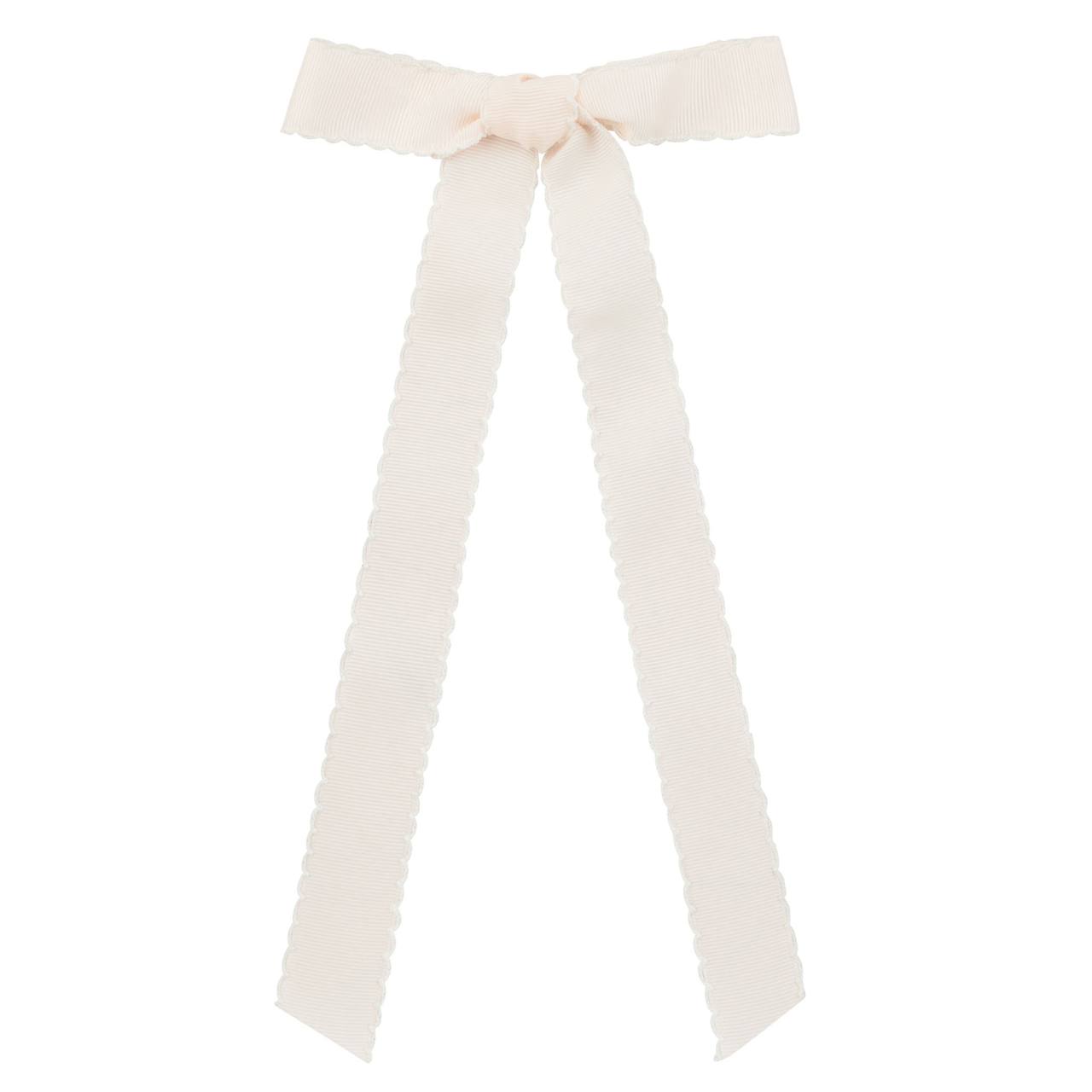 Scallop edge bows long