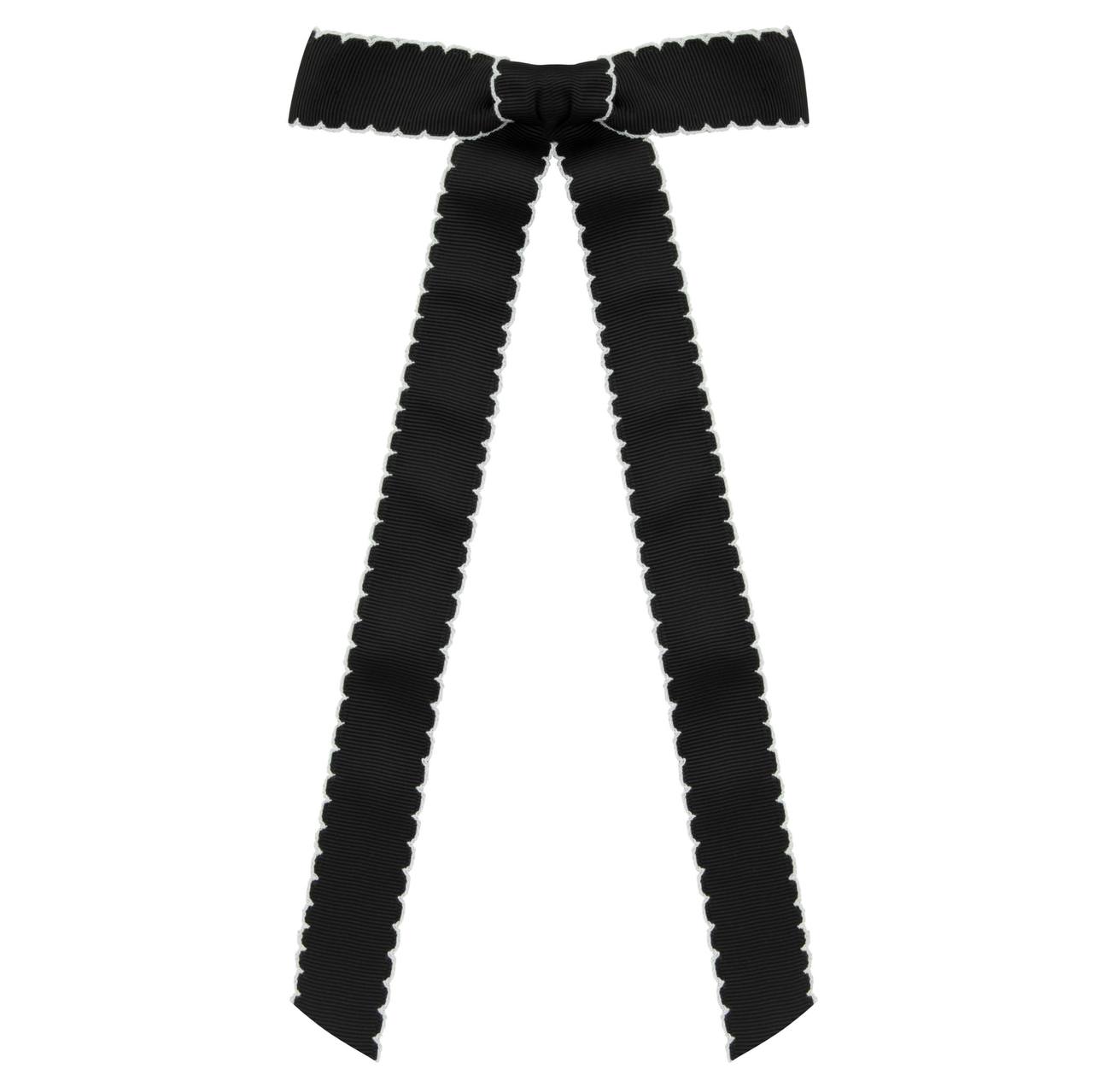 Scallop edge bows long