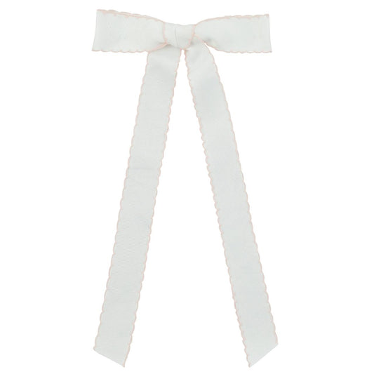 Scallop edge bows long